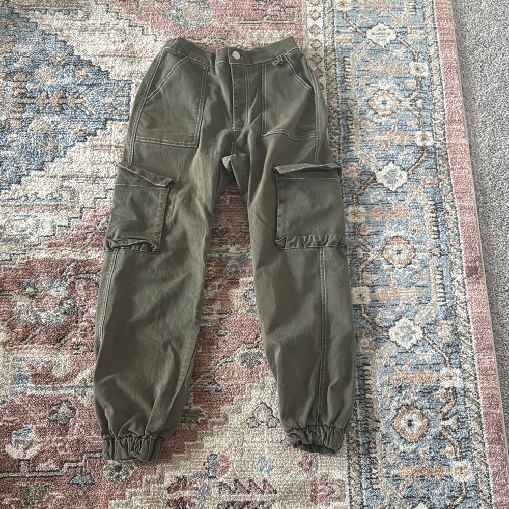 Olive Cargo Pants